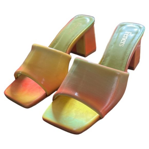 Feners Shoes Feners Le Mule Spicy Vegan Citron Rainbow 39 Poshmark
